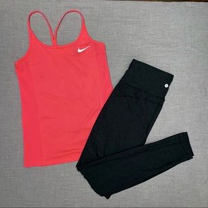 2piece activewear dry fit Nike tank and leggings